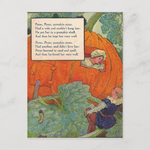 1920-talet Mor Goose - Peter Pumpkin Eater Vykort