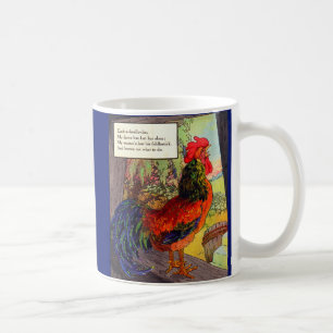 1920-talet Mor Goose - tupp Kaffemugg
