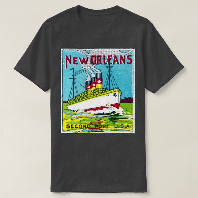 1920-talet New Orleans TShirt T Shirt (Design framsida)