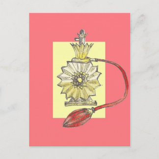 1920-talet Parfym Flaska Vykort