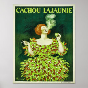 1920-talets Cachou Lajaunie Lakrits Godis Poster