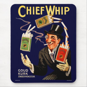 1920-talets "Chief Whip"-cigaretter och Musmatta