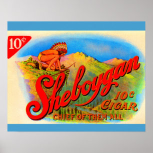 1920-talets cigarretikett poster