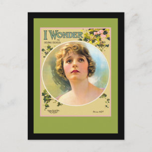 1920-talets dam vykort