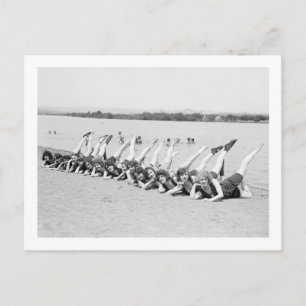 1920-talets dancing Girls Vykort