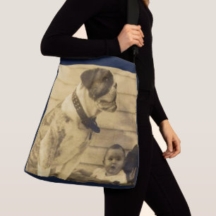 1920-talets fallskärmar baby axelväska