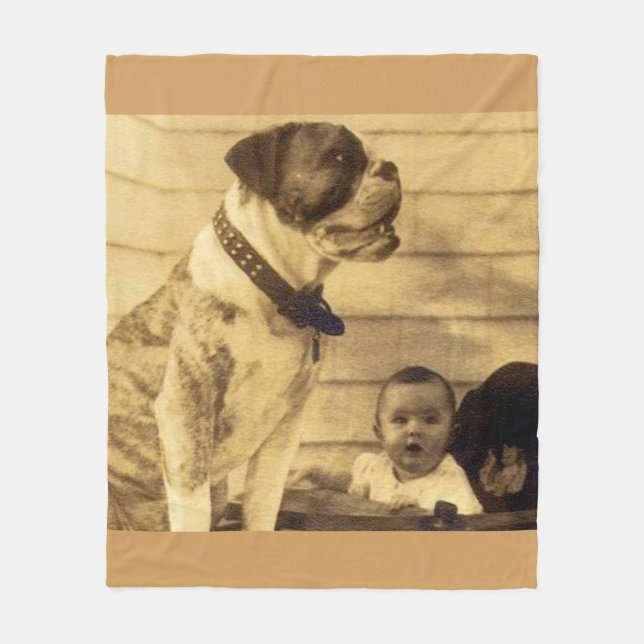 1920-talets fallskärmar baby fleecefilt (Framsidan)