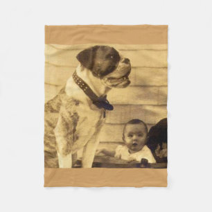 1920-talets fallskärmar baby fleecefilt