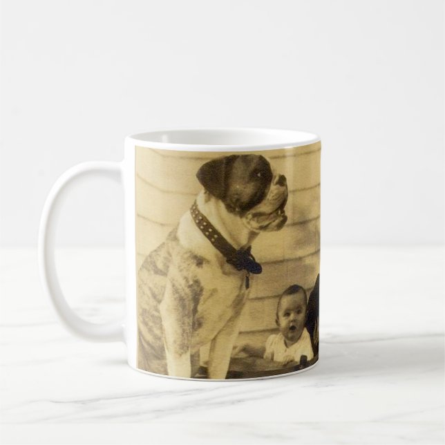 1920-talets fallskärmar baby kaffemugg (Vänster)