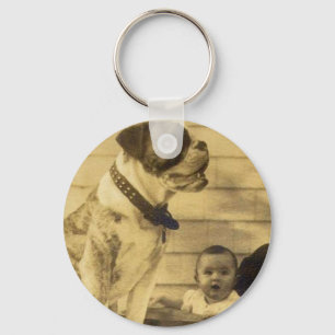 1920-talets fallskärmar baby nyckelring