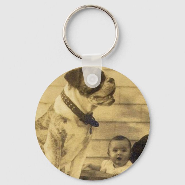 1920-talets fallskärmar baby nyckelring (Framsida)