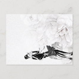 1920-talets Flapper Dress i Vind Vykort