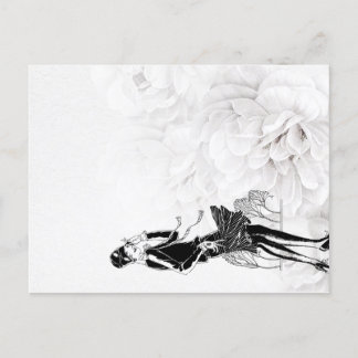 1920-talets Flapper Dress i Vind Vykort