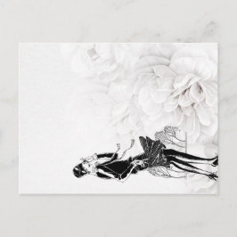 1920-talets Flapper Dress i Vind Vykort