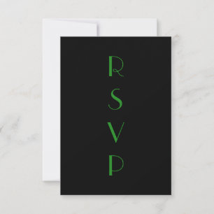 1920-talets Flapper RSVP OSA Kort