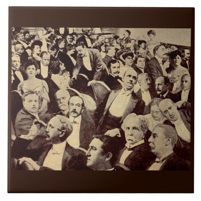 1920-talets folksamling kakelplatta (Framsidan)