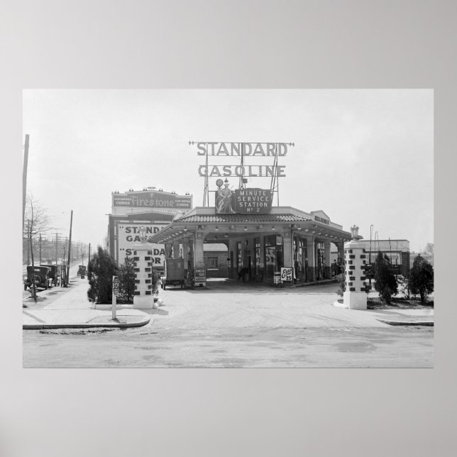 1920-talets fyllning av Station Poster (Framsidan)