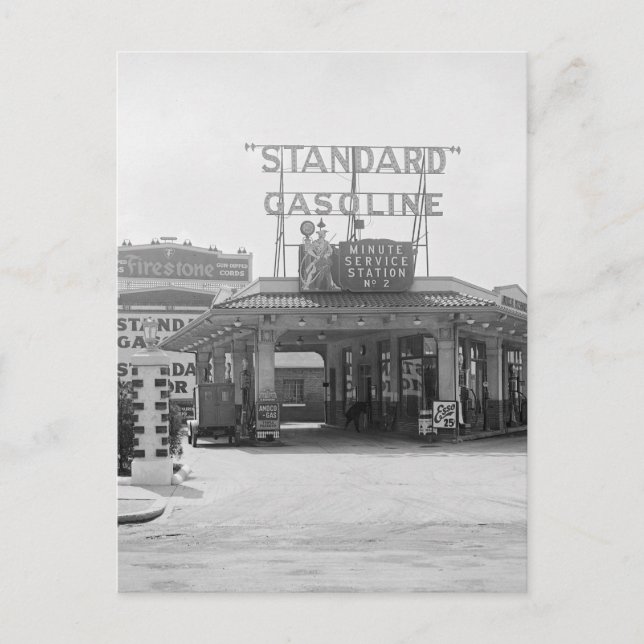 1920-talets fyllning av Station Vykort (Framsida)