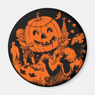 1920-talets Halloween-design - Magnet