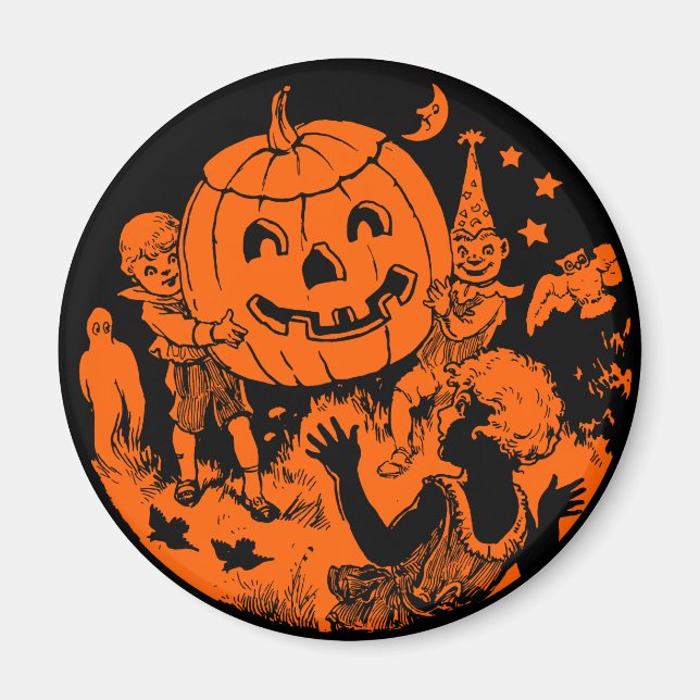 1920-talets Halloween-design - Magnet (Framsidan)