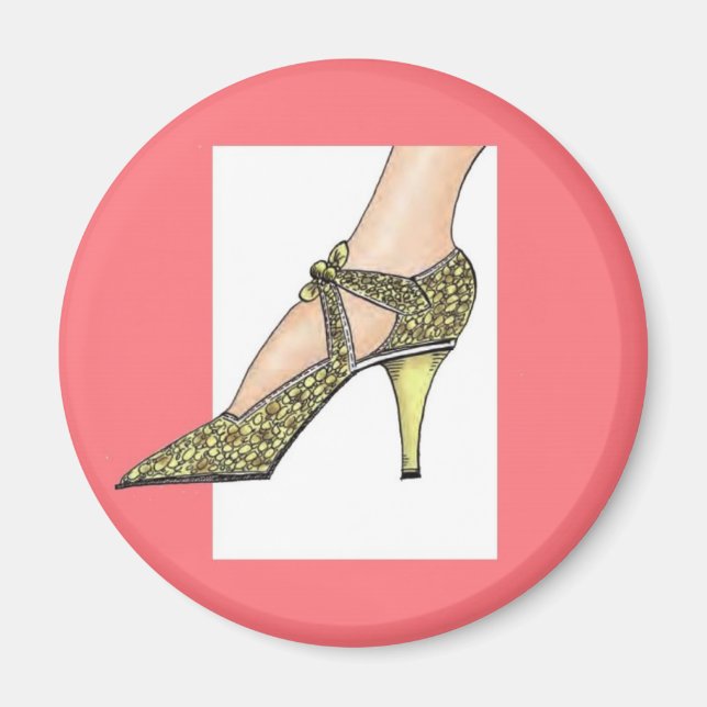 1920-talets högupphettade skon magnet (Framsidan)