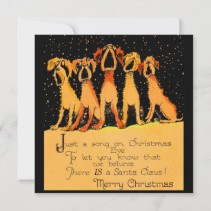 1920-talets julkort med sjunkande hundar