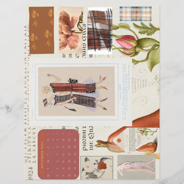 1920-talets kalender i Fransk Mode (Framsida)