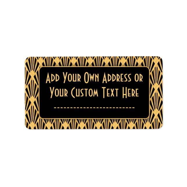 1920-talets konsthändelsemetriska diamanter Mönste Adressetikett (Framsidan)