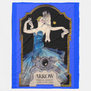 1920-talets Leyendecker Arrow-shirt och nr 1 Fleecefilt