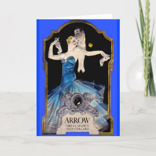 1920-talets Leyendecker Arrow-shirt och nr 1 Kort