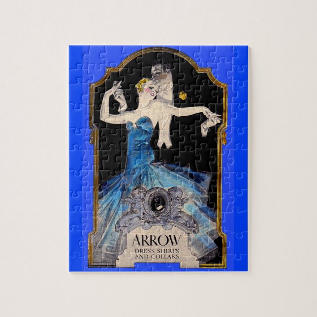 1920-talets Leyendecker Arrow-shirt och nr 1 Pussel (Vertikal)