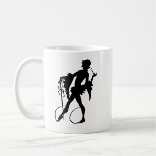 1920-talets magicianska silhuett kaffemugg