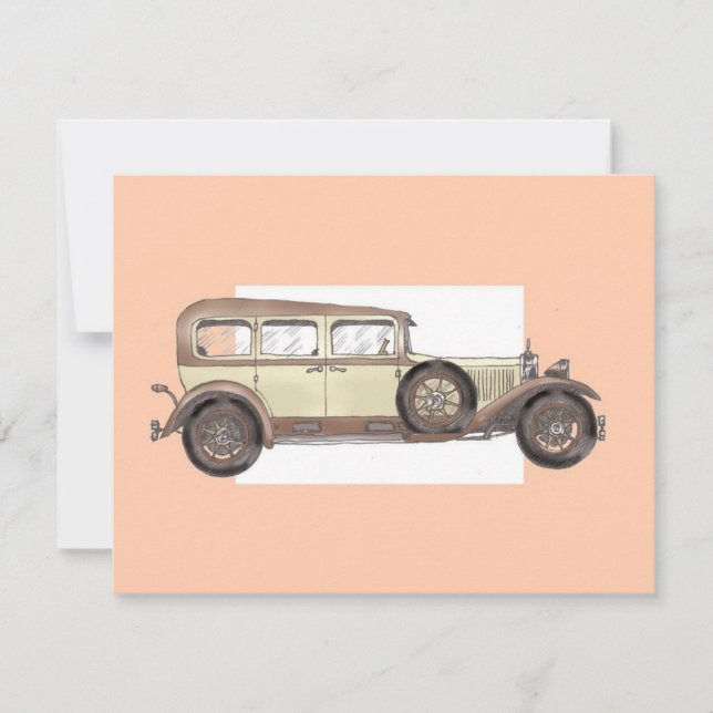 1920-talets Mercedes Limousin (Framsida)