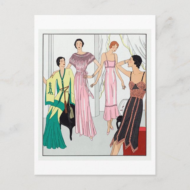 1920-talets Mode-plåt för glidbord och stativ Vykort (Framsida)