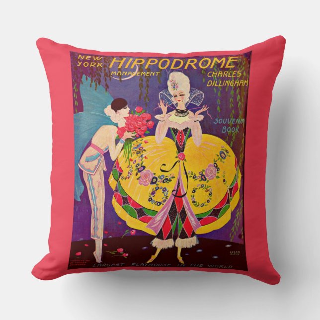 1920-talets New York Hippodrome-program täcker Kudde (Framsida)