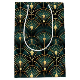 1920-talets smaragd och guld Art Deco