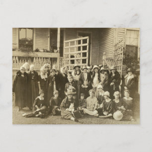 1920-talets stora kvinnogrupp Foto Vykort