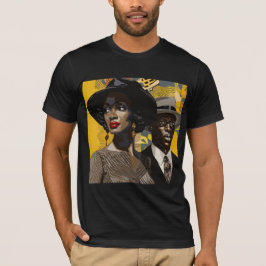 1920-talets svarta kultur - nytt: poppkonst t shirt