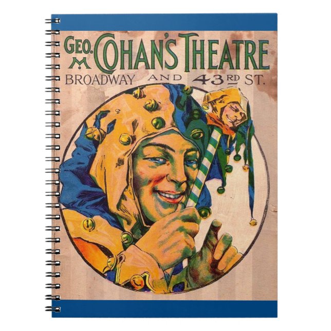 1920-talets teaterleksaksförsäkring för Cohan Anteckningsbok (Framsidan)