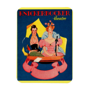 1920-talets teatertäcke för Knickerbocker Magnet