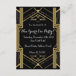 1920-talets ThOR NYE Party-inbjudan Inbjudningar