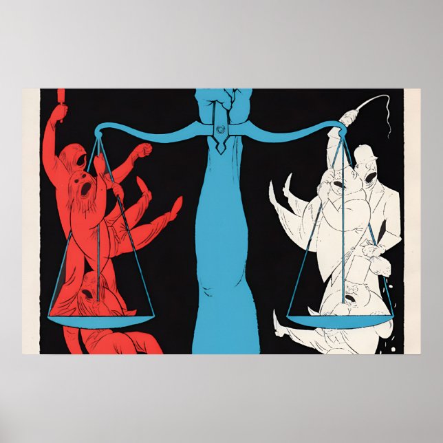 1920-talets valaffisch DDP mot diktatur Poster (Framsidan)