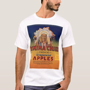 1920-talets Yakima-etikett för överavdunstade äppl T Shirt