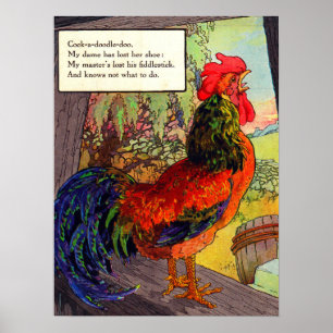 1920-tals Mother Goose - tupp Poster