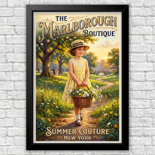 1920-tals Vintage Barnmode Reklam  Poster