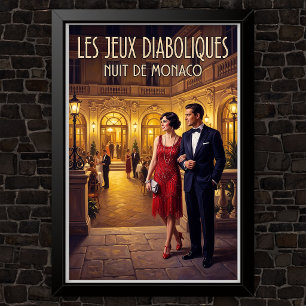 1920-tals Vintage Mode Reklam Poster