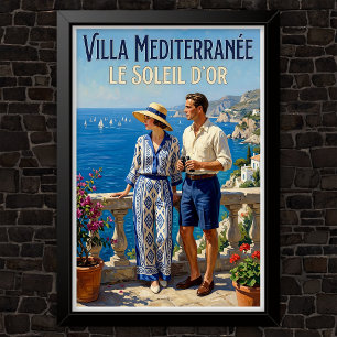 1920-tals Vintage Mode Reklam Poster