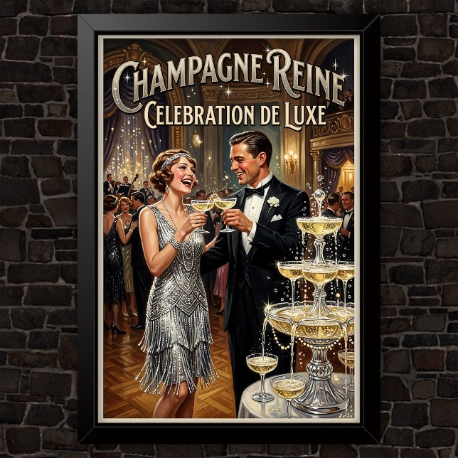 1920-tals Vintage Mode Reklam Poster (Skapare uppladdad)