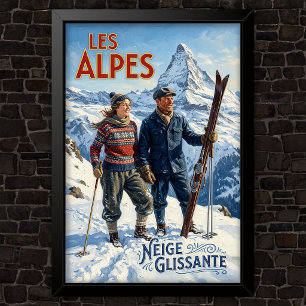 1920-tals Vintage Mode Reklam Poster
