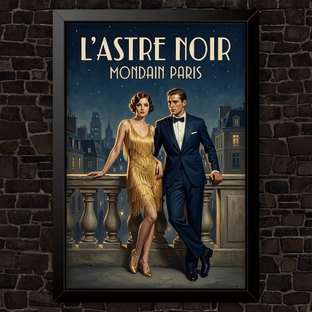1920-tals Vintage Mode Reklam Poster (Skapare uppladdad)